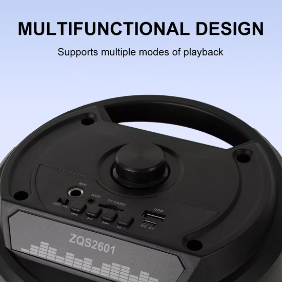 4 Zoll klassische heiße Verkäufe bunte Woofer Licht Bluetooth Party Karaoke Lautsprecher tragbare Lautsprecher OEM Lautsprecher Sound Box Lautsprecher